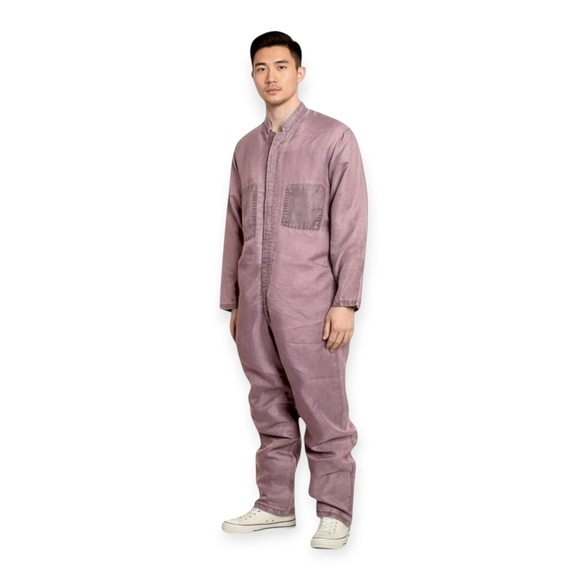 US Atomic Energy Parallsilk Undersuit Purple Coveralls, Men's XS-L - Picture 4 of 5